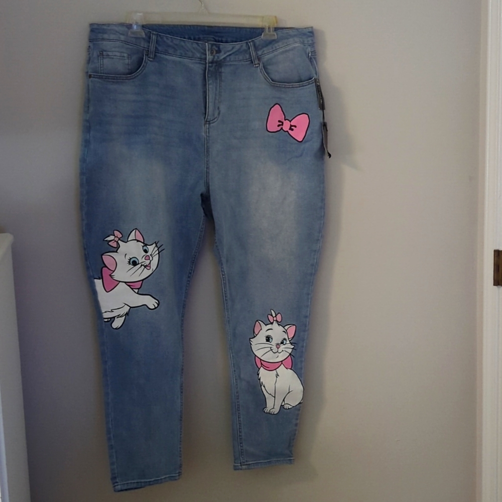 NWT Plus Size Disney Aristicats Jeans